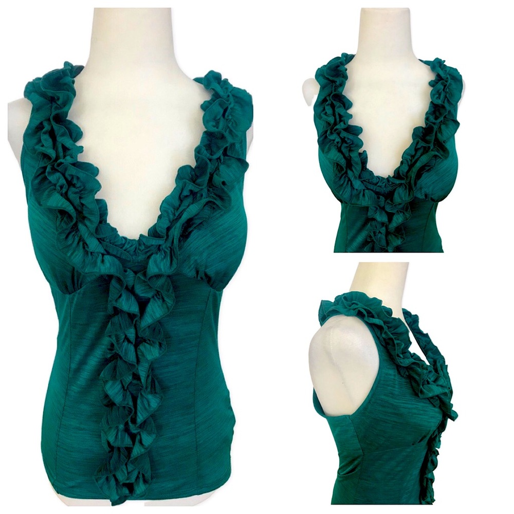 Halter Green Blouse